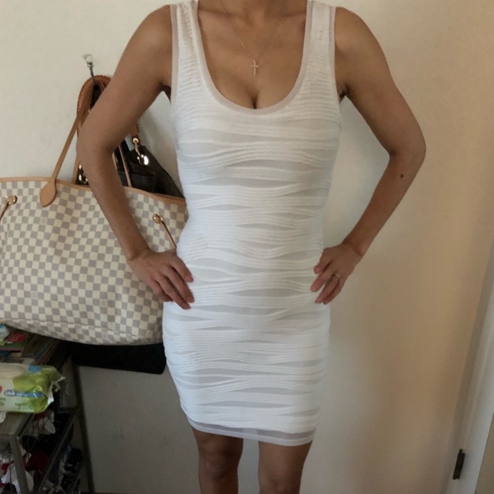 Rachel Rachel Roy White Bodycon Bandage Dress - perfect for a bachelorette!